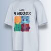 moods emoji printed oversized t-shirt.